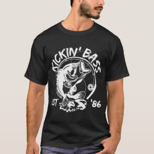 Camiseta Pescador De Lubina Cumpleaños Nacido En 1986 Año D