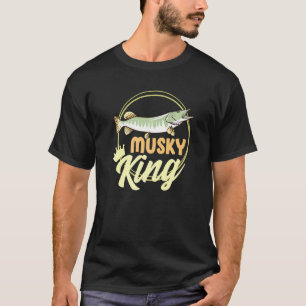 Camiseta Pescador de muskellunge de agua dulce