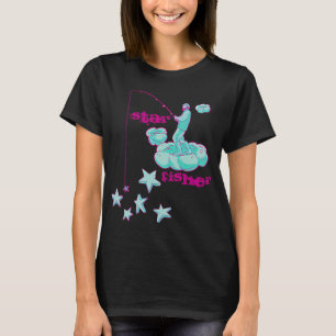 Camiseta Pescador de nubes pescando estrellas Clásico