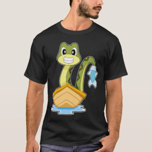 Camiseta Pescador de peces ángel serpiente
