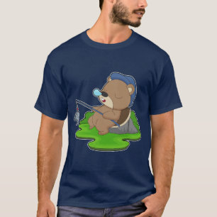 Camiseta Pescador de peces castor Pesca
