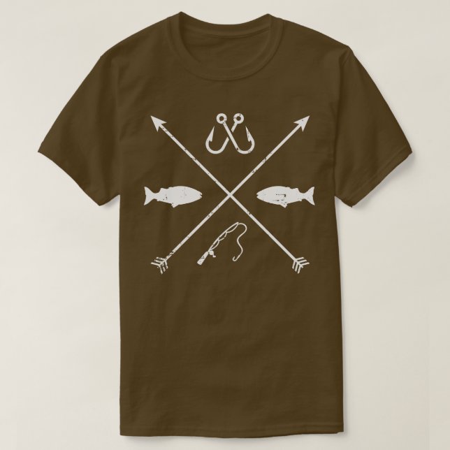 Camiseta Pescador de pesca (Diseño del anverso)