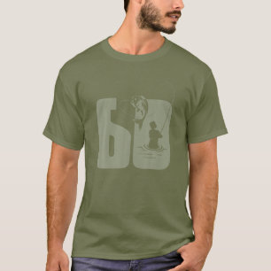 Camiseta Pescador de pesca Cumpleaños 60 Verde