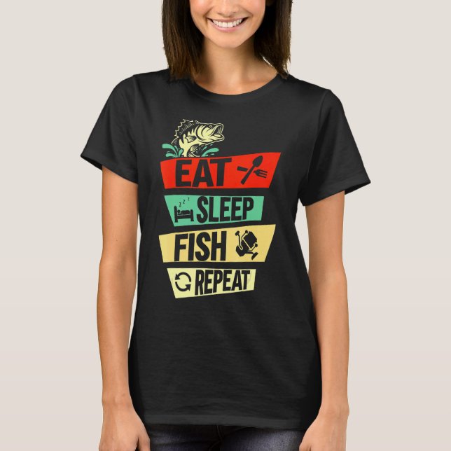 Camiseta Pescador de Pesca que se come de sueño (Anverso)