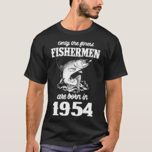 Camiseta Pescador de pescado de 71 años de edad 1954 71ª pe