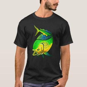 Camiseta Pescador de Pez Dorado Mahi Mahi Fan de Pesca
