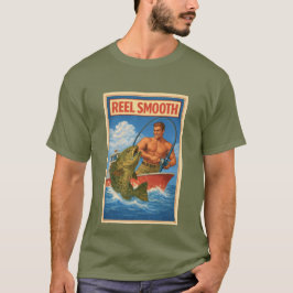Camiseta Pescador de Reel Smooth Retro Náutico Salado Pesca