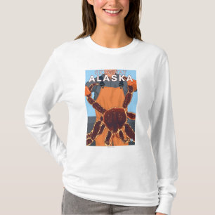 Camiseta Pescador de rey cangrejo - Skagway, Alaska