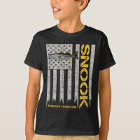 Pescador de róbalo - Bandera americana de estilo v