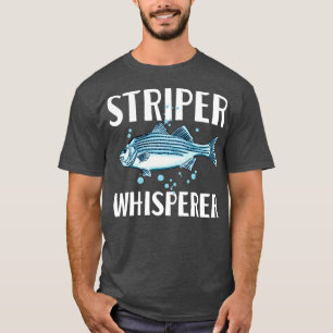 Camiseta Pescador de Striper Whisperer Fish Lover