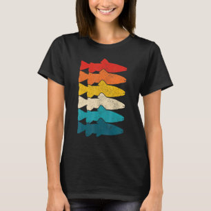 Camiseta Pescador de trucha de pescado vintage