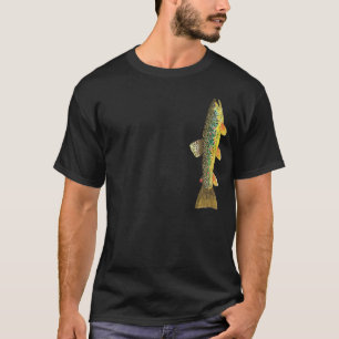 Camiseta Pescador de truchas marrones