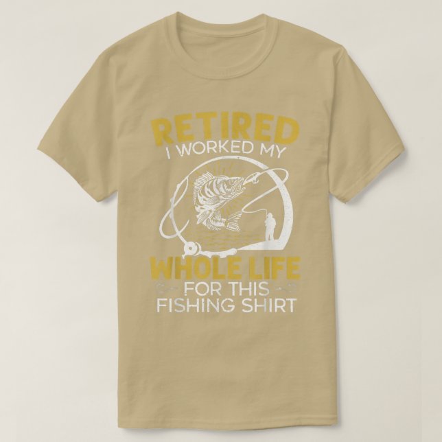 Camiseta Pescador del abuelo de la pesca (Diseño del anverso)