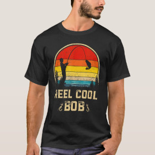 Camiseta Pescador del Día de los Padres Fun, Bob de Guay Re