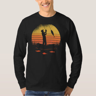 Camiseta Pescador del Día del Padre de los hombres que pesc