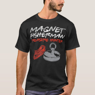 Camiseta Pescador del imán atesora a afición de la pesca de