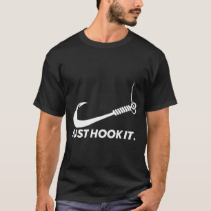 Camiseta Pescador divertido acaba de engancharlo actuación 