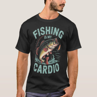Camiseta Pescador Divertido Aquí Pescadito Pescadito Pescad