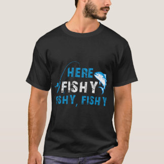 Camiseta Pescador Divertido AquíPescaditoPescaditoPescadito