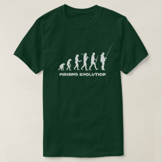 Camiseta Pescador divertido de la evolución de la pesca