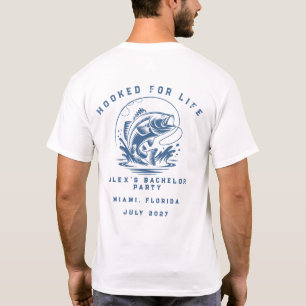 Camiseta Pescador Divertido Fiesta de Soltero de Pesca Pers