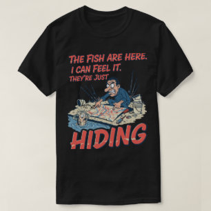 Camiseta Pescador Divertido Los Peces Están Conspirando Par