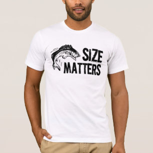 Camiseta ¡Pescador divertido - materias del tamaño!