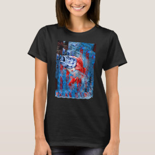 Camiseta Pescador Eeuu Flag Veterans Independence Day 4º