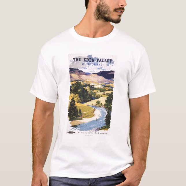 Camiseta Pescador en el valle de Eden (Anverso)