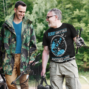 Camiseta Pescador fanático de pesca que se va a pescar