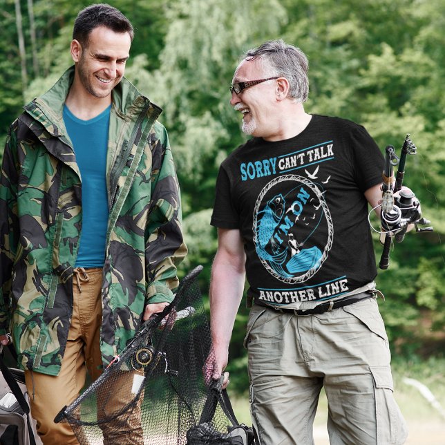 Camiseta Pescador fanático de pesca que se va a pescar (Subido por el creador)