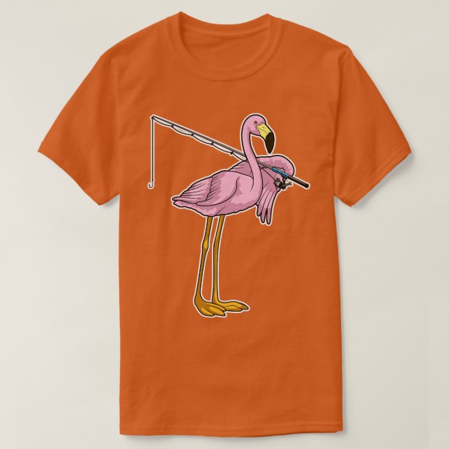Camiseta Pescador Flamingo (Diseño del anverso)