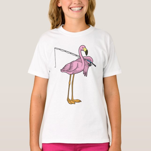 Camiseta Pescador Flamingo (Anverso)