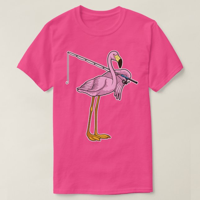 Camiseta Pescador Flamingo (Diseño del anverso)