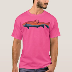 Camiseta Pescador Fly Pescado de trucha al aire libre Nat