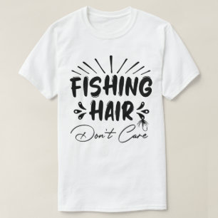 Camiseta Pescador gracioso, pelo pescador no le importa