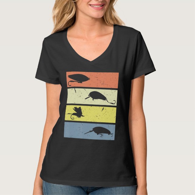 Camiseta Pescador Gráfico Retro Pescador Pescador Carpa de  (Anverso)