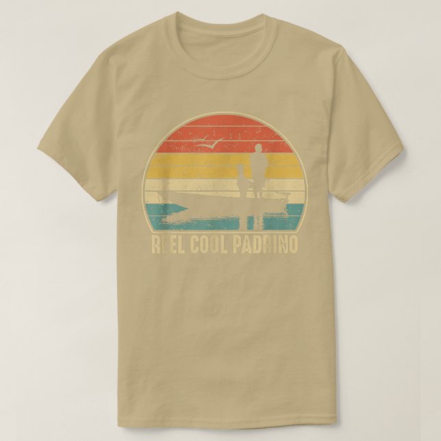 Camiseta Pescador Guay Padrino Reel MensUnica cosecha de pe (Diseño del anverso)