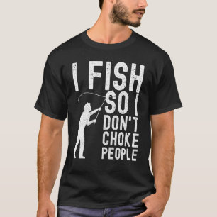Camiseta Pescador introvertido antisocial sarcástico
