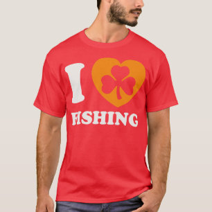 Camiseta Pescador Irlandés Día de San Patricio Pescando Org