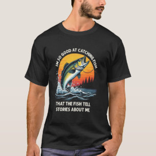 Camiseta Pescador Jactancioso - El Pez Difunde Mi Fama