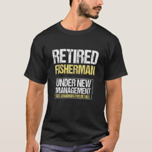 Camiseta Pescador Jubilado Ver Nietos Para Detalles Hombres