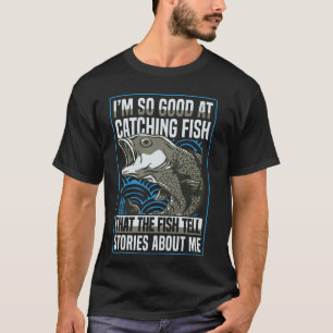 Camiseta Pescador Legendario Divertido Gran Captura Frase
