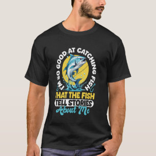 Camiseta Pescador Legendario Divertido Gran Captura Frase
