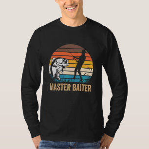 Camiseta Pescador Maestra De Baiter Para Hombres Con Mordaz