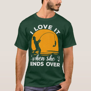 Camiseta Pescador, me encanta cuando se dobla sobre peces d