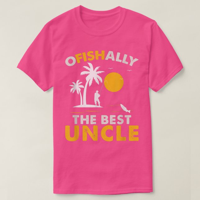 Camiseta Pescador Ofishally El mejor tío de pesca 6 (Diseño del anverso)