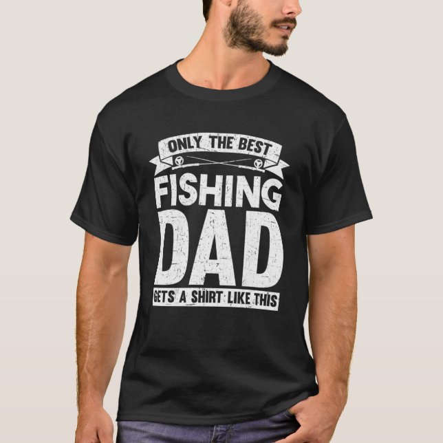 Camiseta Pescador Padre Fisher Papá Pescado (Anverso)