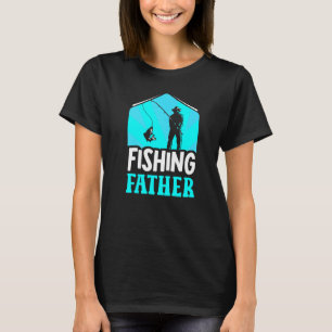 Camiseta Pescador Padre Pez Fisher Hombre de Pesca Dichos P