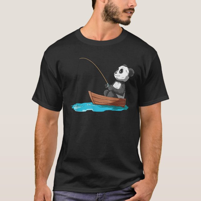 Camiseta Pescador Panda Pescador Pescador Pescador (Anverso)